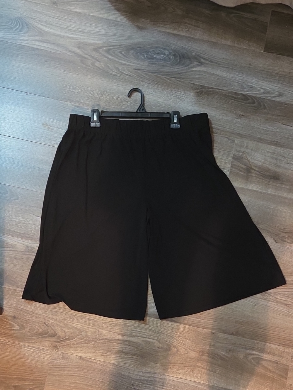 Women's 1X Como Black Black Pull-On Shorts